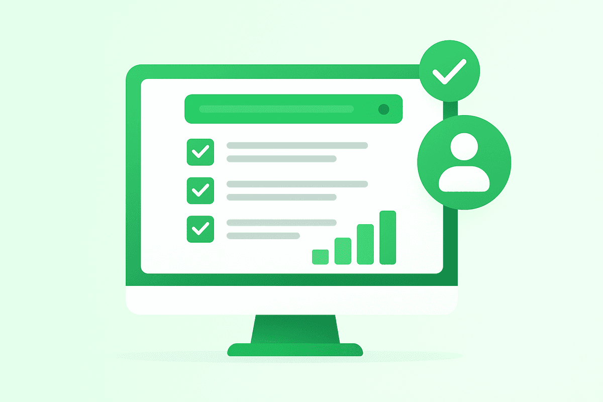 Survey dashboard illustration